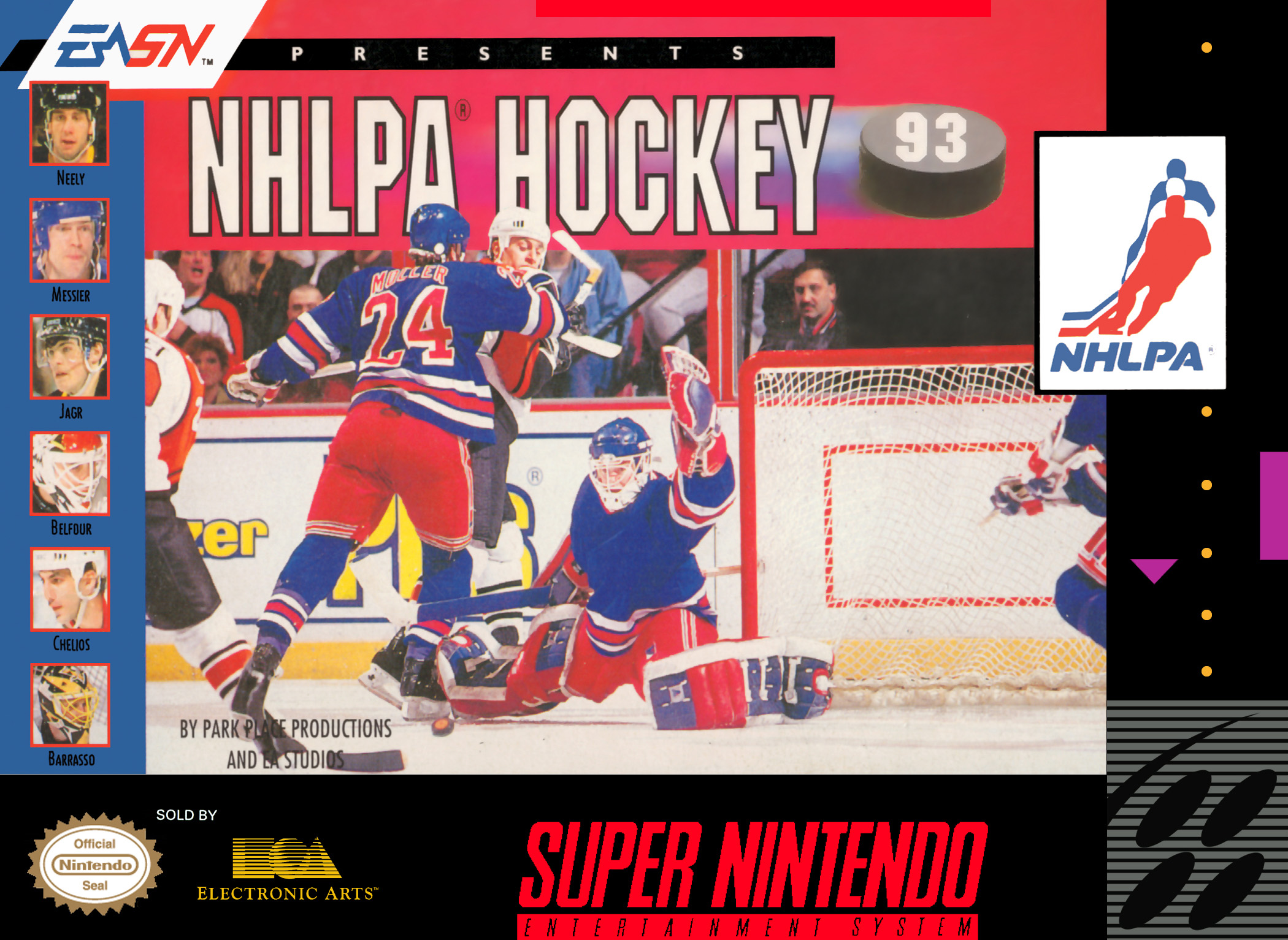 Jaquette de NHLPA Hockey '93