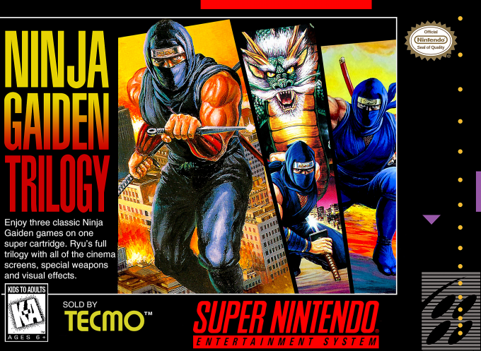 Jaquette de Ninja Gaiden Trilogy