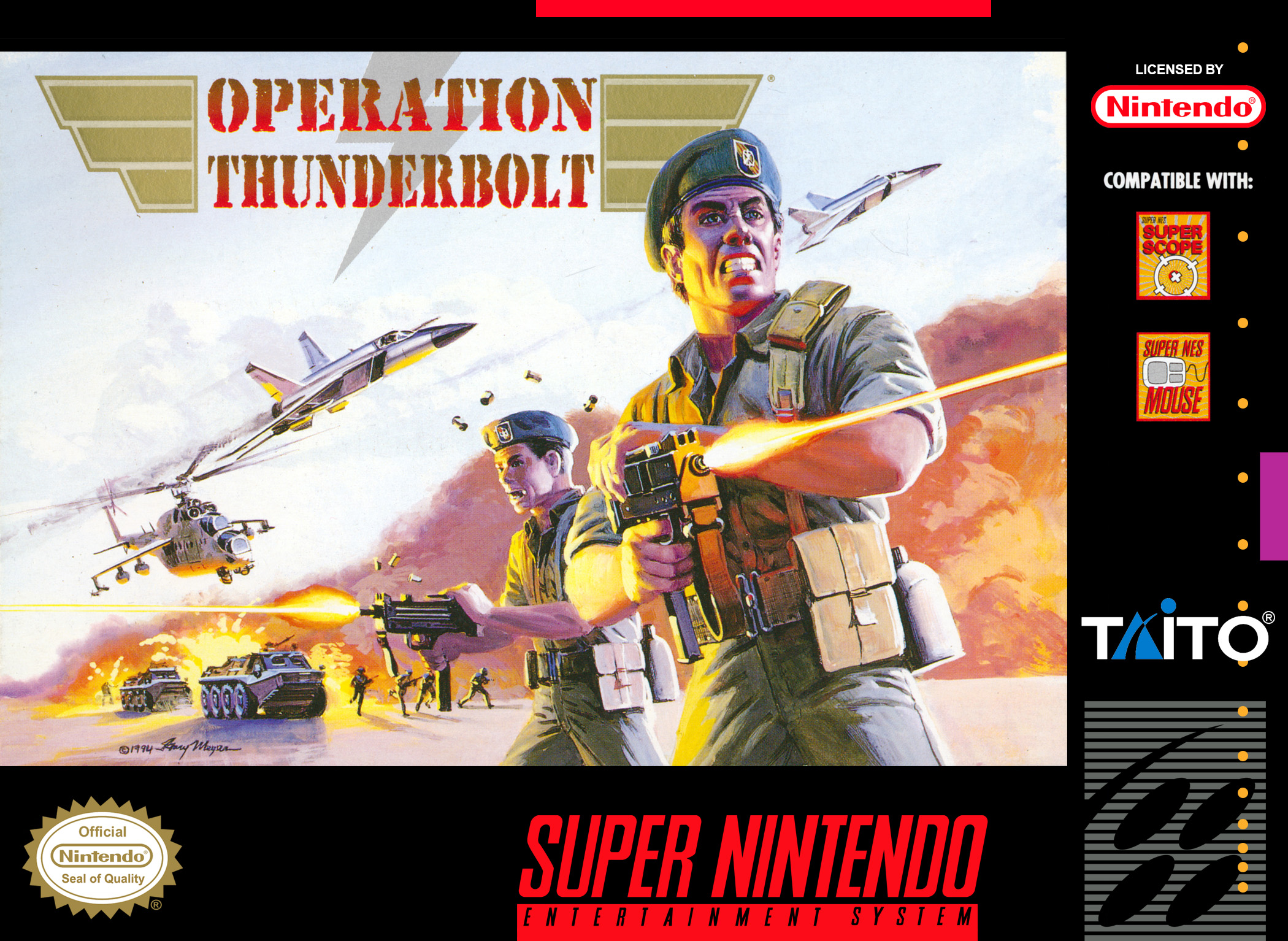 Jaquette de Operation Thunderbolt