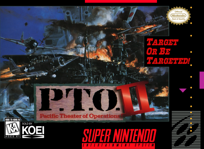 Jaquette de P.T.O. II: Pacific Theater of Operations
