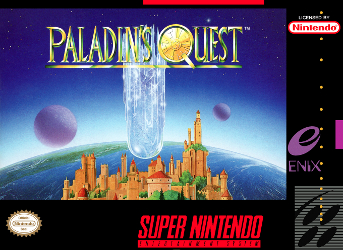 Jaquette de Paladin's Quest