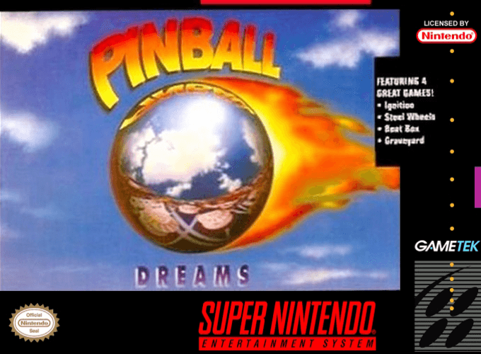 Jaquette de Pinball Dreams