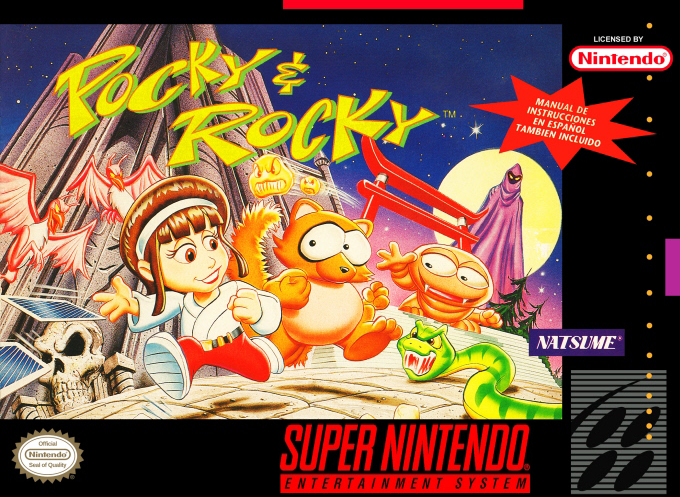 Jaquette de Pocky & Rocky