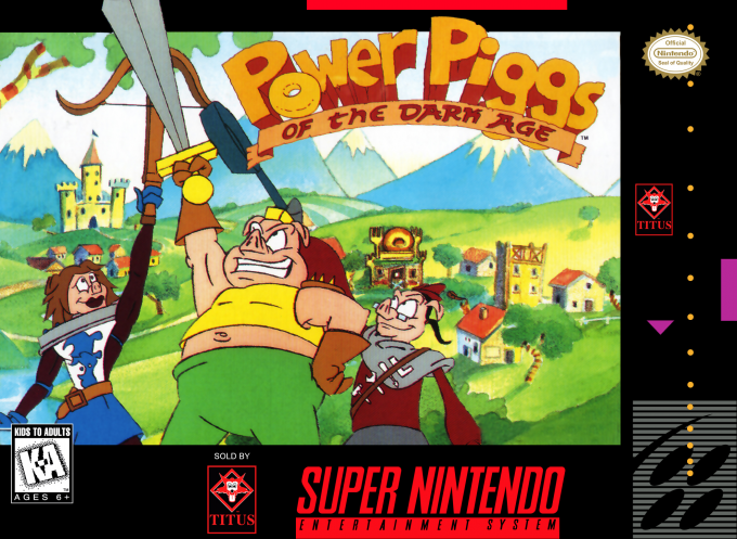 Jaquette de Power Piggs of the Dark Age