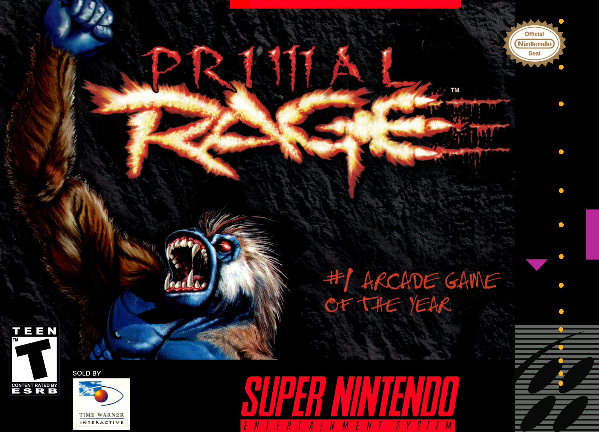 Jaquette de Primal Rage