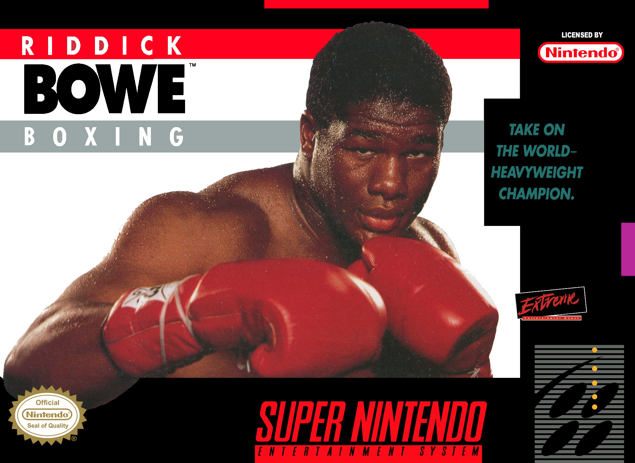 Jaquette de Riddick Bowe Boxing