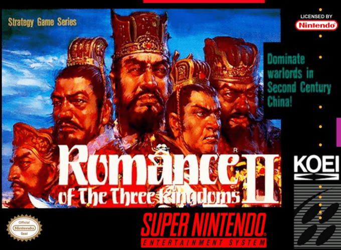 Jaquette de Romance of the Three Kingdoms II