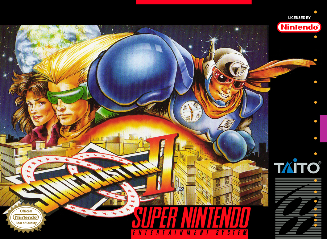 Jaquette de Sonic Blast Man II