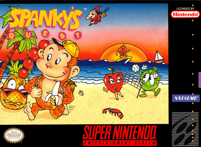 Jaquette de Spanky's Quest