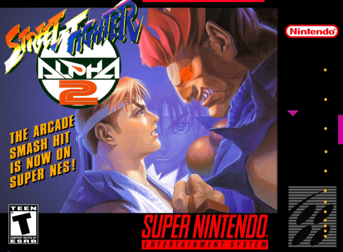 Jaquette de Street Fighter Alpha 2