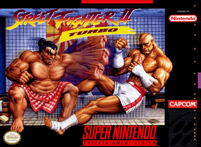 Jaquette de Street Fighter II Turbo: Hyper Fighting