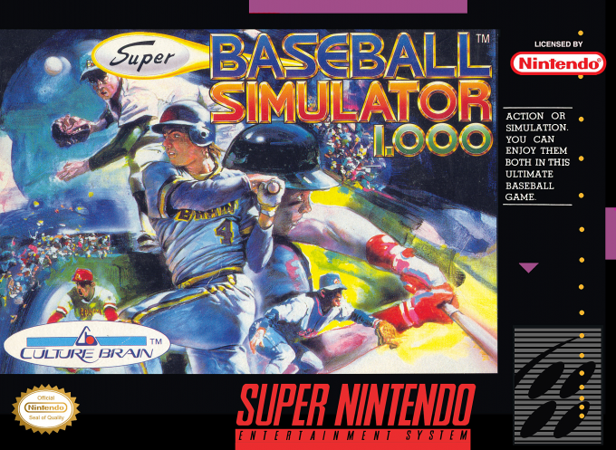 Jaquette de Super Baseball Simulator 1.000