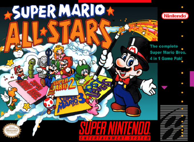 Jaquette de Super Mario All-Stars