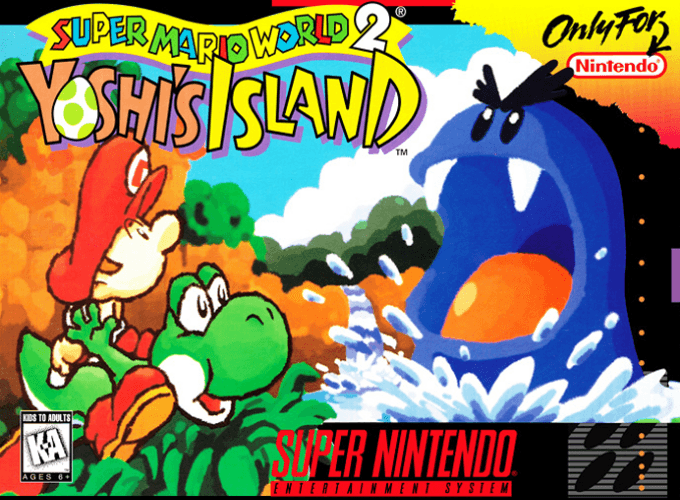 Jaquette de Super Mario World 2: Yoshi's Island