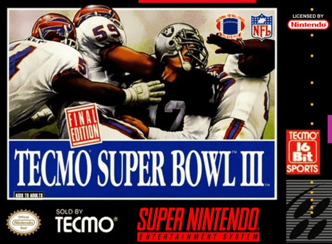 Jaquette de Tecmo Super Bowl III: Final Edition