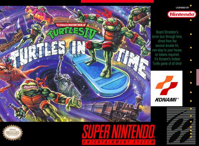 Jaquette de Teenage Mutant Ninja Turtles IV: Turtles in Time