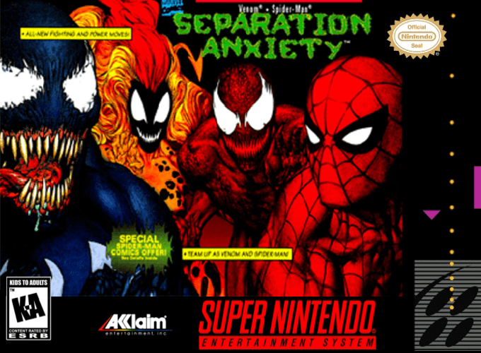 Jaquette de Venom/Spider-Man: Separation Anxiety