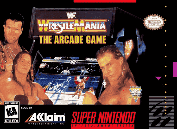Jaquette de WWF WrestleMania: The Arcade Game