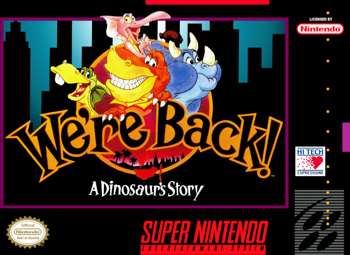 Jaquette de We're Back! A Dinosaur's Story