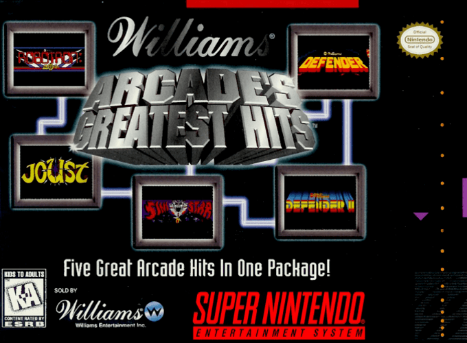 Jaquette de Williams Arcade's Greatest Hits