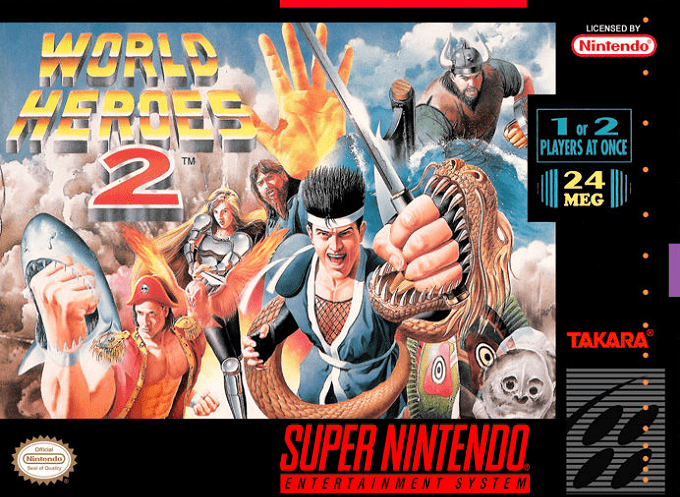 Jaquette de World Heroes 2