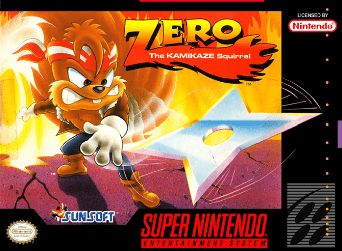 Jaquette de Zero the Kamikaze Squirrel