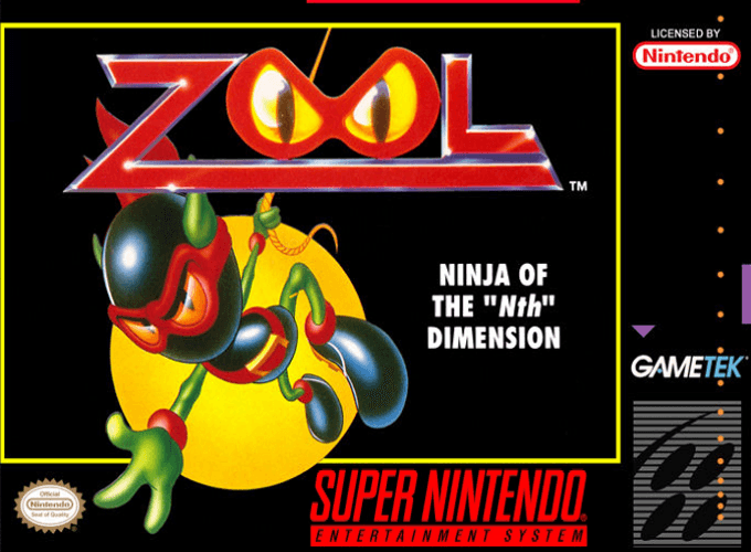 Jaquette de Zool: Ninja of the "Nth" Dimension