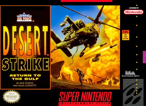 Jaquette de Desert Strike: Return to the Gulf