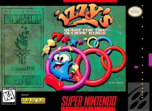 Jaquette de Izzy's Quest for the Olympic Rings