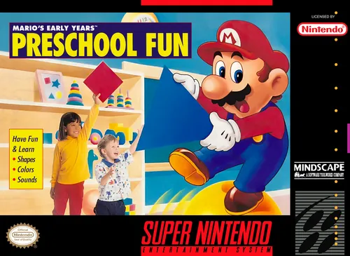 Jaquette de Mario's Early Years! Preschool Fun