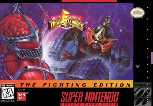 Jaquette de Mighty Morphin Power Rangers: The Fighting Edition