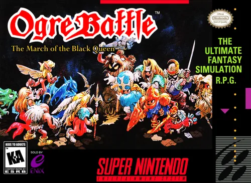 Jaquette de Ogre Battle: The March of the Black Queen