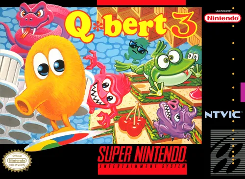 Jaquette de Q*bert 3