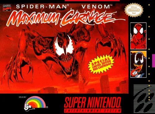 Jaquette de Spider-Man and Venom: Maximum Carnage