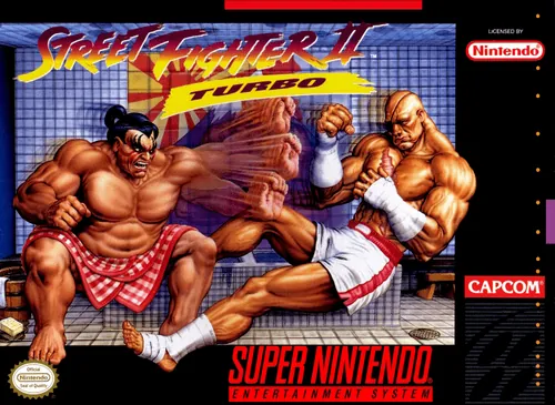 Jaquette de Street Fighter II Turbo: Hyper Fighting