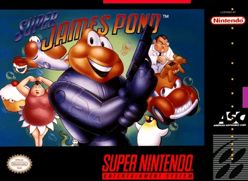 Jaquette de Super James Pond
