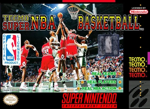 Jaquette de Tecmo Super NBA Basketball