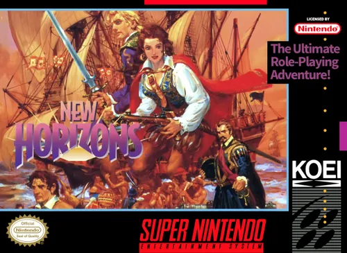 Jaquette de Uncharted Waters: New Horizons